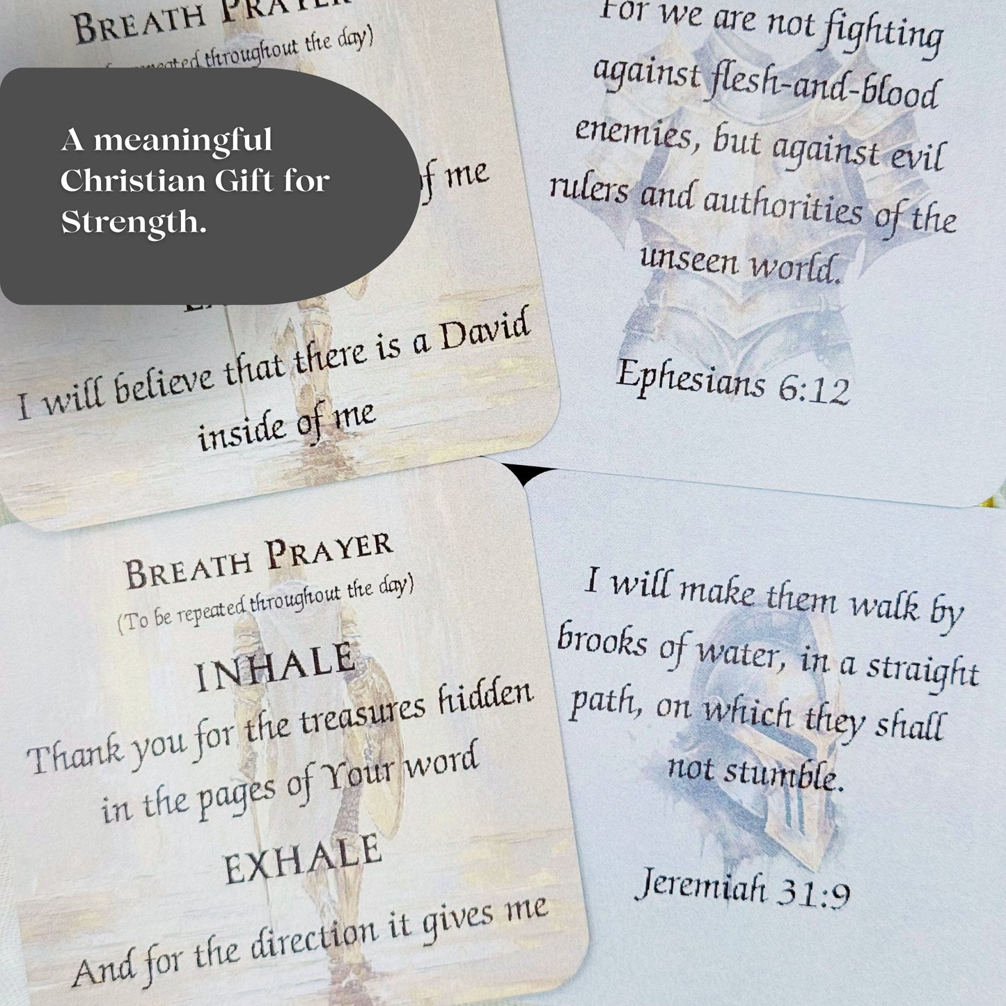 Armor of God Breath Prayer Cards