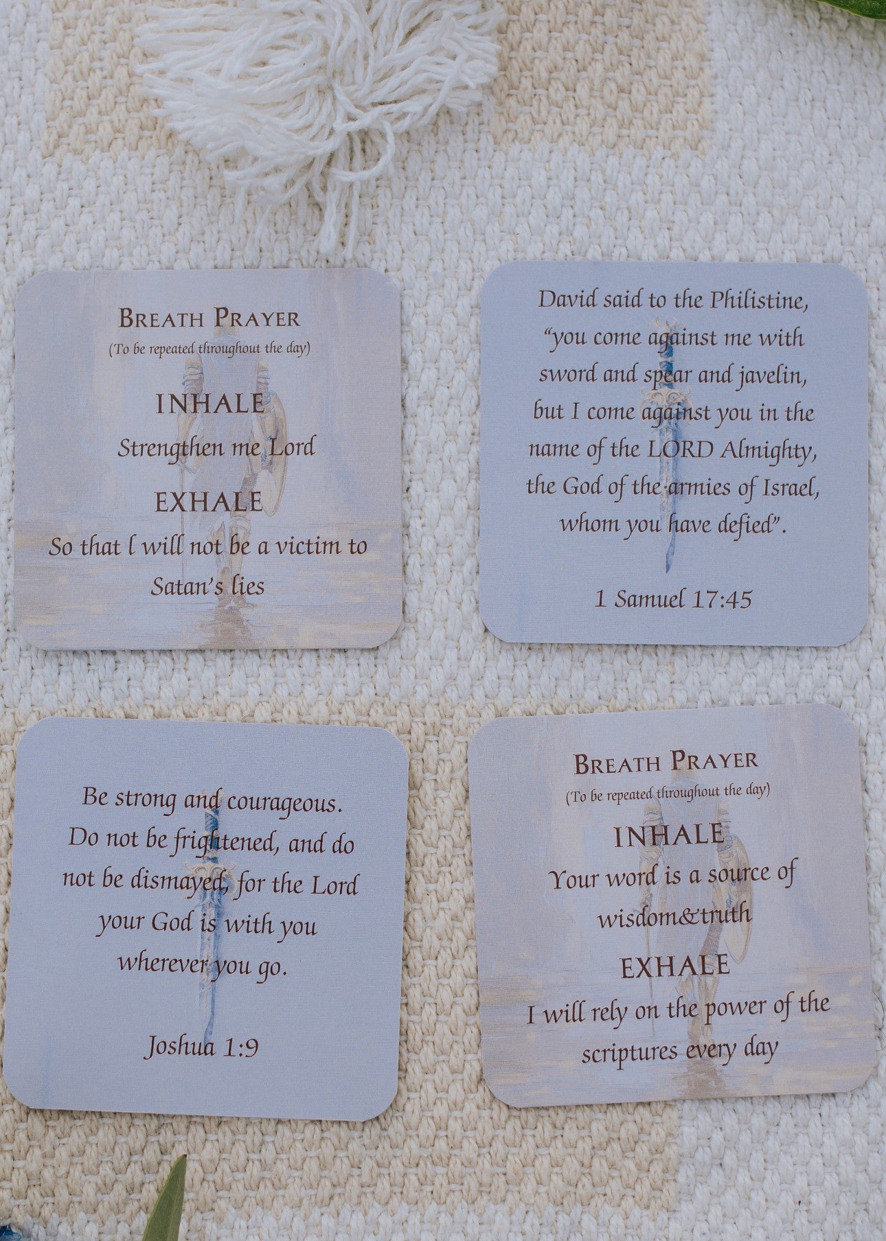 Armor of God Breath Prayer Cards