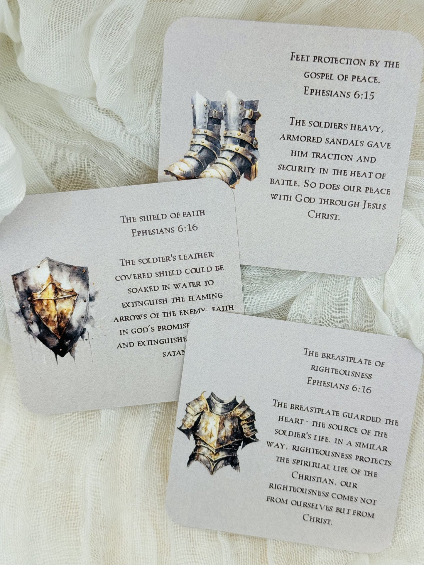 Armor of God Breath Prayer Cards