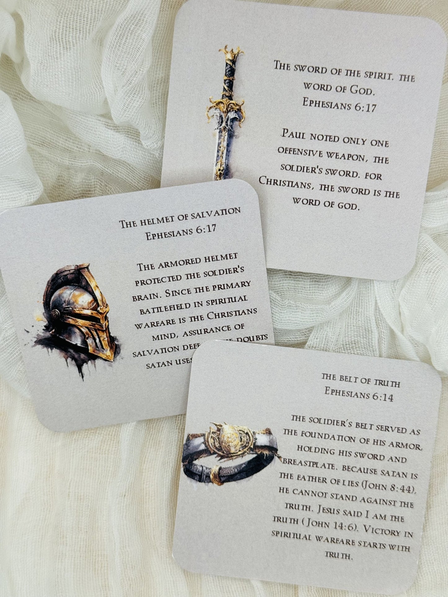 Armor of God Breath Prayer Cards